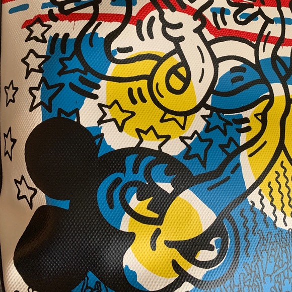 Authentic COACH MICKEY L.Edition coated canvas /Leather large snap top tote - Picture 5 of 9